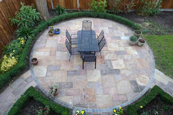 Stone Patio Repair in Georgetown