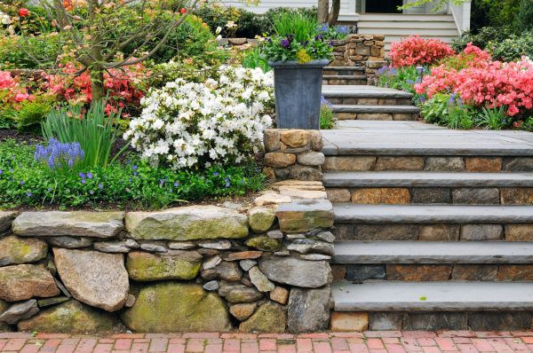 Stone Stairs Repair in Georgetown